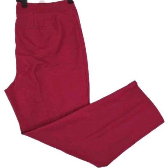 LOFT ~Woman Size 12~ Raspberry Pink Skinny Ankle Pants ~"JULIE"~ Cotton Blend. - Picture 5 of 11